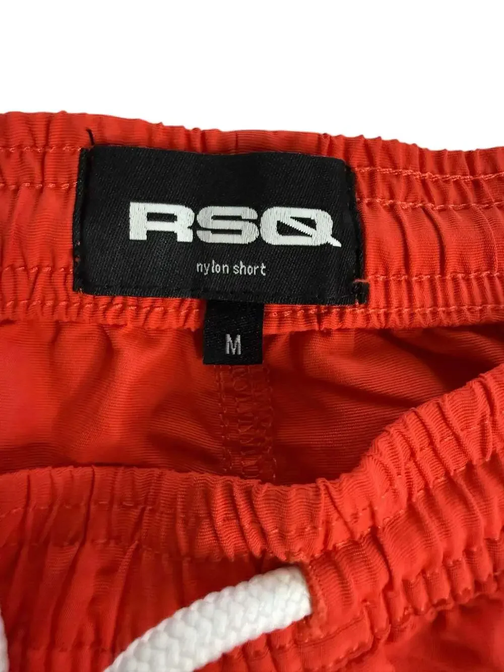 RSQ Men's Orange Nylon Shorts Size M